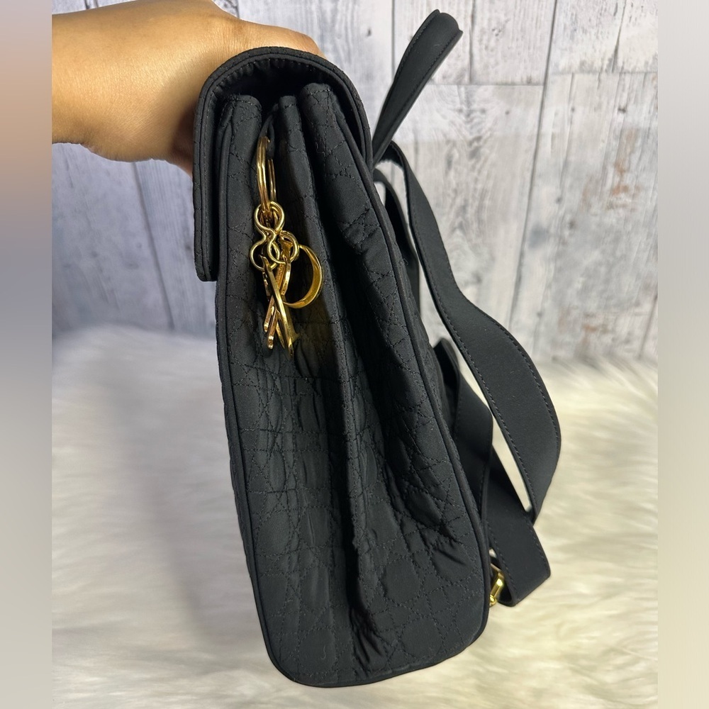 DIOR cannage backpack in black - Picture 5 of 17